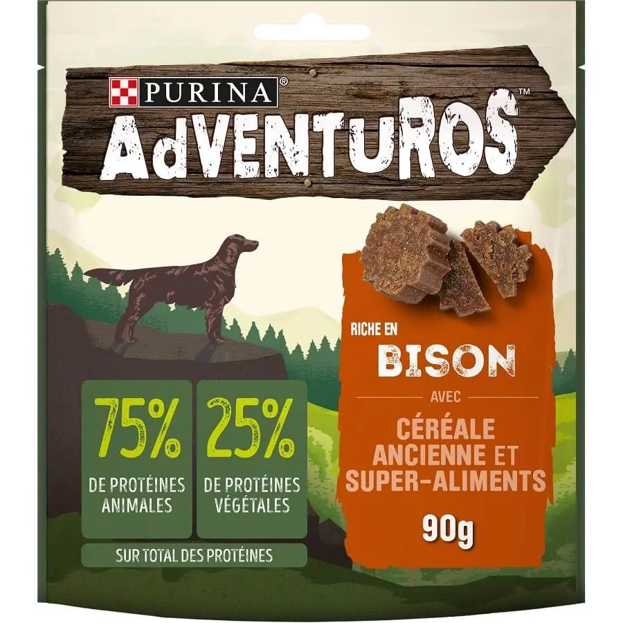 Adventuros Snack Chien Bison 90 G 1 Adventuros Snack Chien Bison 90 G