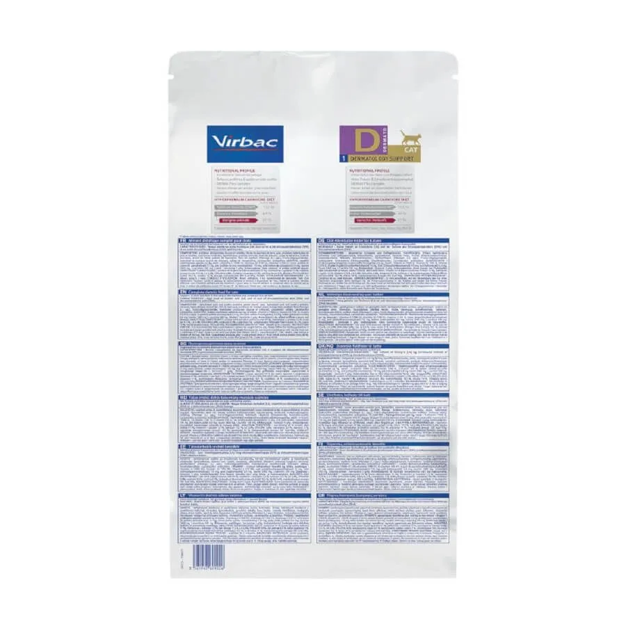 Virbac Veterinary HPM Dermatology Support Chat 3 Kg 2 Virbac Veterinary HPM Dermatology Support Chat 3 Kg – Image 2