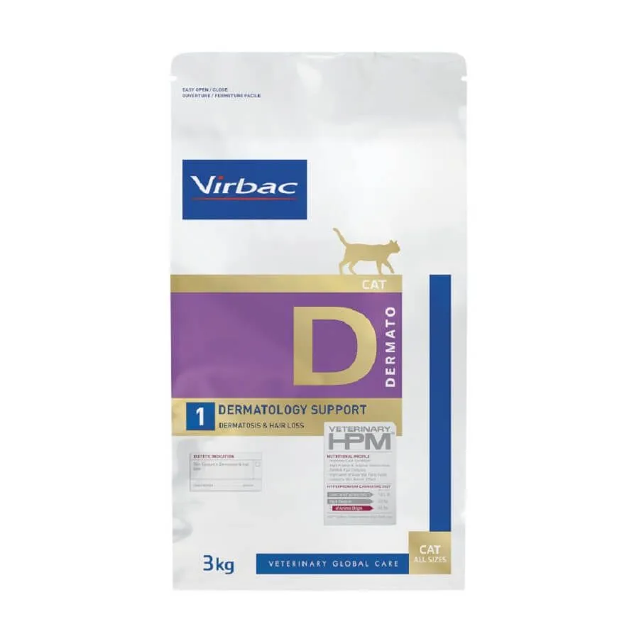 Virbac Veterinary HPM Dermatology Support Chat 3 Kg 1 Virbac Veterinary HPM Dermatology Support Chat 3 Kg
