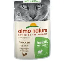 Almo Anti Hairball Almo Nature Chat Hairball Poulet 30 X 70 G