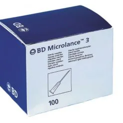 Aiguille Hypodermique Becton Dickinson Orange 16 Mm X 0,5 Mm Boite De 100