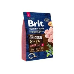 Brit Premium By Nature Junior L Chiot Grande Race 3 Kg - Destockage