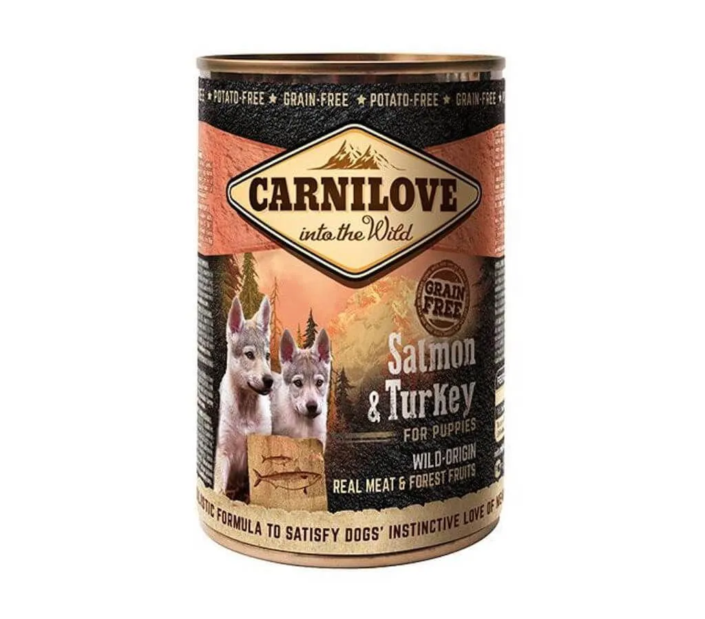 Carnilove Puppy Carnilove Boites Saumon Et Dinde Chiot 6 X 400 G 1 Carnilove Puppy Carnilove Boites Saumon Et Dinde Chiot 6 X 400 G