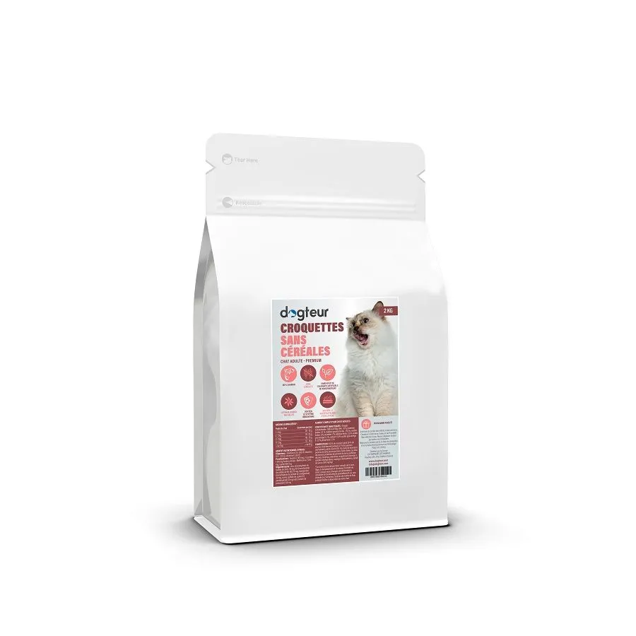 Dogteur Nutrition Dogteur Premium Sans Céréales Saumon Chat Adulte 2 Kg 1 Dogteur Nutrition Dogteur Premium Sans Céréales Saumon Chat Adulte 2 Kg