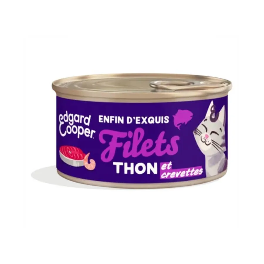 Edgard & Cooper Thon & Crevette Chat 24 X 70 G 1 Edgard & Cooper Thon & Crevette Chat 24 X 70 G