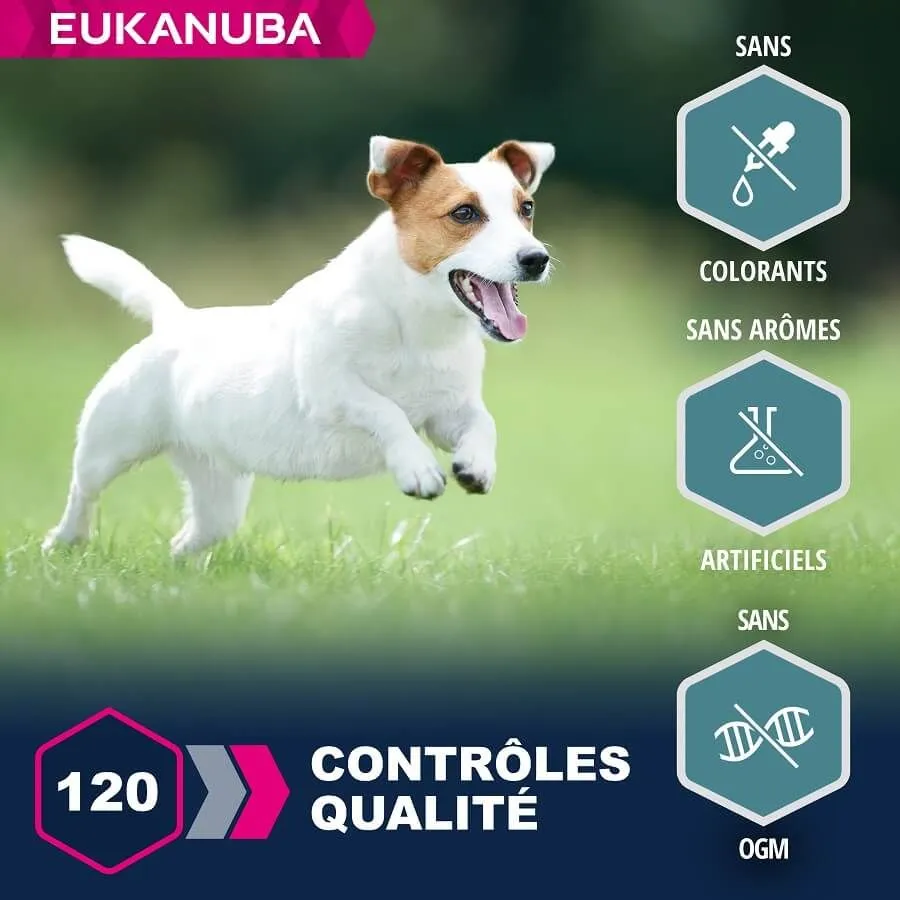 Eukanuba Chien Adulte Petite Et Moyenne Race Agneau Et Riz 2.5 Kg – Image 4