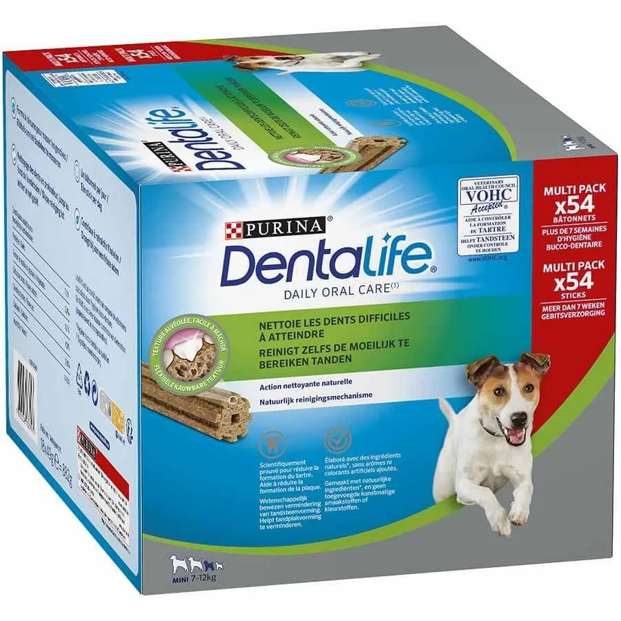 Purina DentaLife Stick Chien Mini 54 Bâtonnets 1 Purina DentaLife Stick Chien Mini 54 Bâtonnets