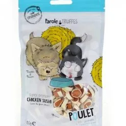 Parole De Truffes Friandises Sushi De Poulet Pour Chat Et Chien 80 G - Destockage