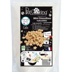 PetCooking Préparation Mini-Friandises Naturelles Pour Chat 150 G