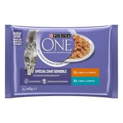Purina One Chat Sensible Thon Poulet 4 X 85 G