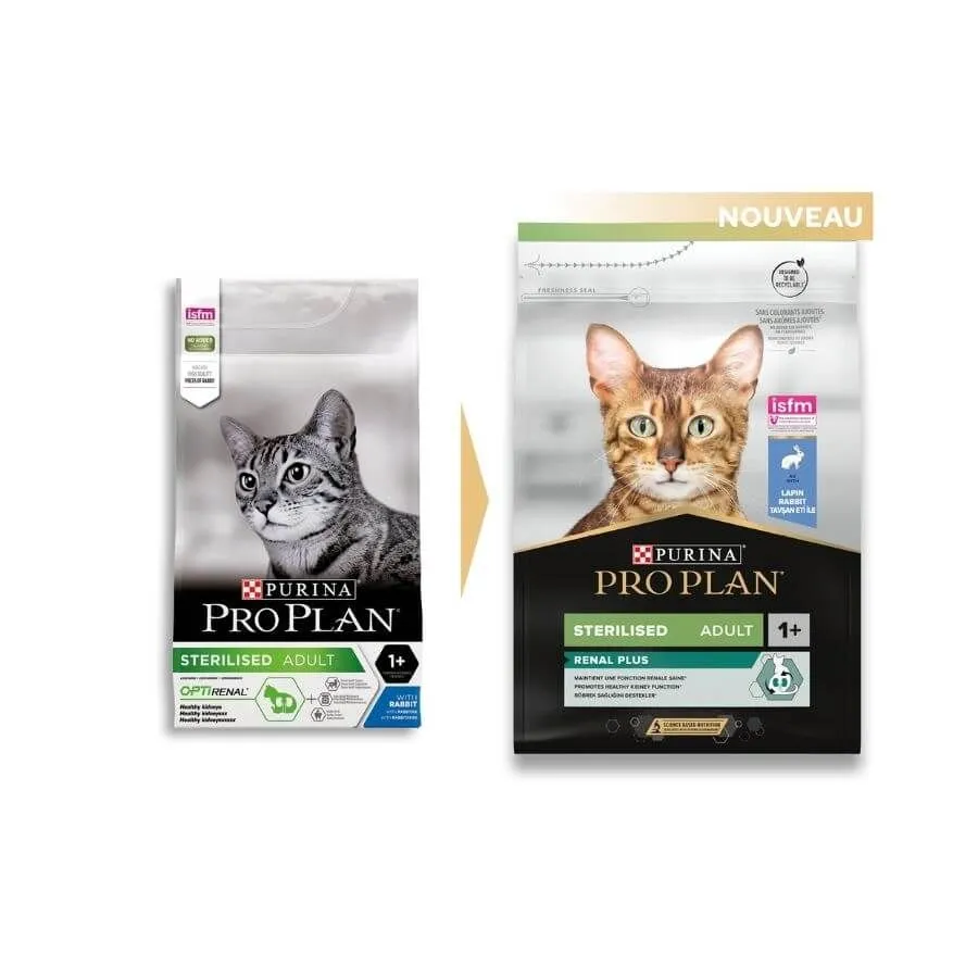 Purina Proplan Optirenal Chat Adult Sterilised Lapin 3 Kg 2 Purina Proplan Optirenal Chat Adult Sterilised Lapin 3 Kg – Image 2