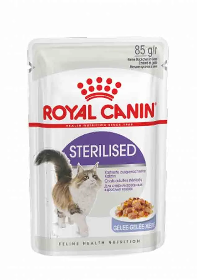 Royal Canin Feline Health Nutrition Sterilised Gelée 12 X 85 G 1 Royal Canin Feline Health Nutrition Sterilised Gelée 12 X 85 G