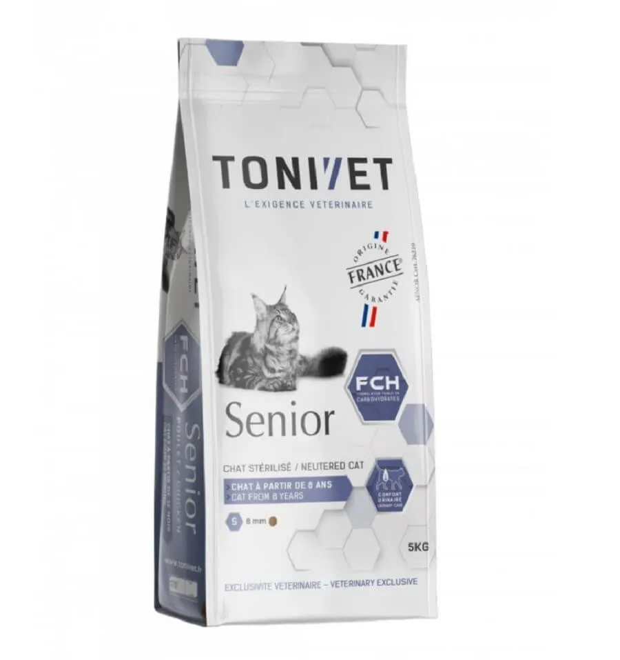 Tonivet Senior Chat 5 Kg 1 Tonivet Senior Chat 5 Kg