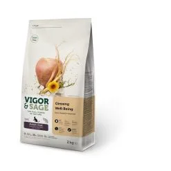 Vigor Sage Vigor & Sage Chat Ginseng/Poulet 2 Kg