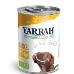 Yarrah Bio Bouchées De Poulet En Sauce Aux Orties Et à La Tomate Pour Chien 6 X 820 Grs