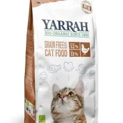 Yarrah Bio Croquettes Poulet / Poisson Sans Céréales Chat Adulte 800 G - Destockage