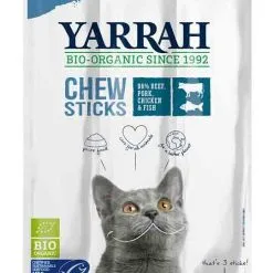 Yarrah Bio Snacks Pour Chat 3 X 15 Grs