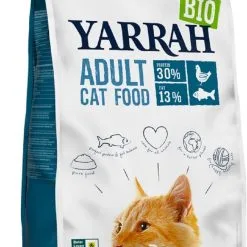 Yarrah Bio Croquettes Poulet/Poisson MSC Pour Chat Adulte 10 Kg